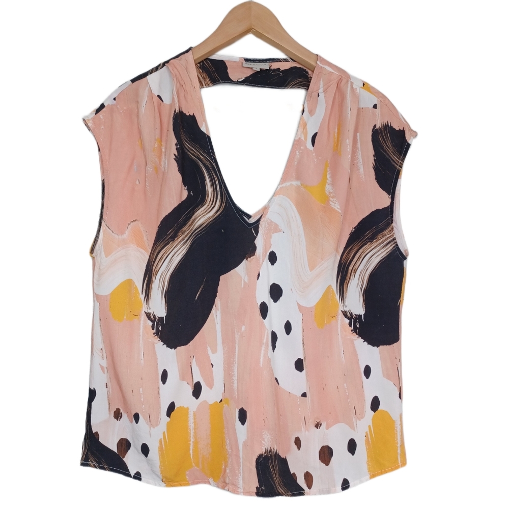 The Odells Vneck Vback Sleeveless Blouse